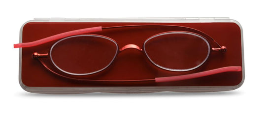 Flat Fold Air - Oval - Red banner