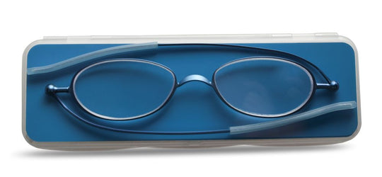Flat Fold Air - Oval - Blue banner
